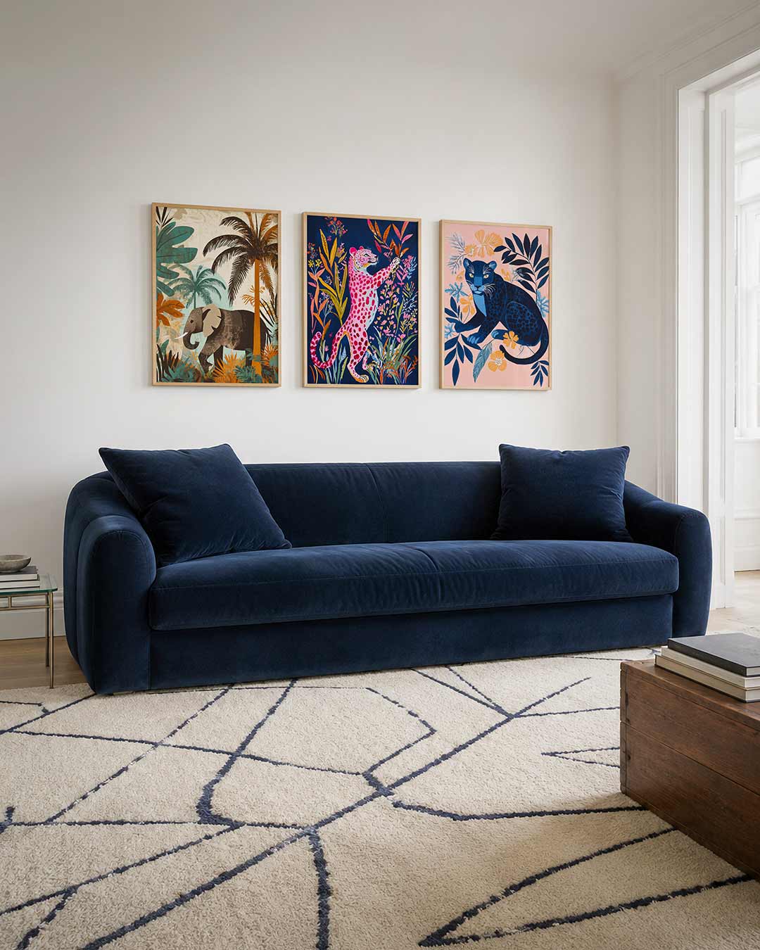 Jungle en olifant Posterset