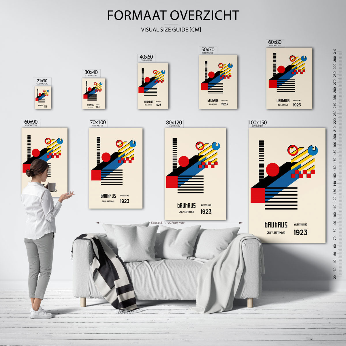 Vormen en vlakkenspel Poster