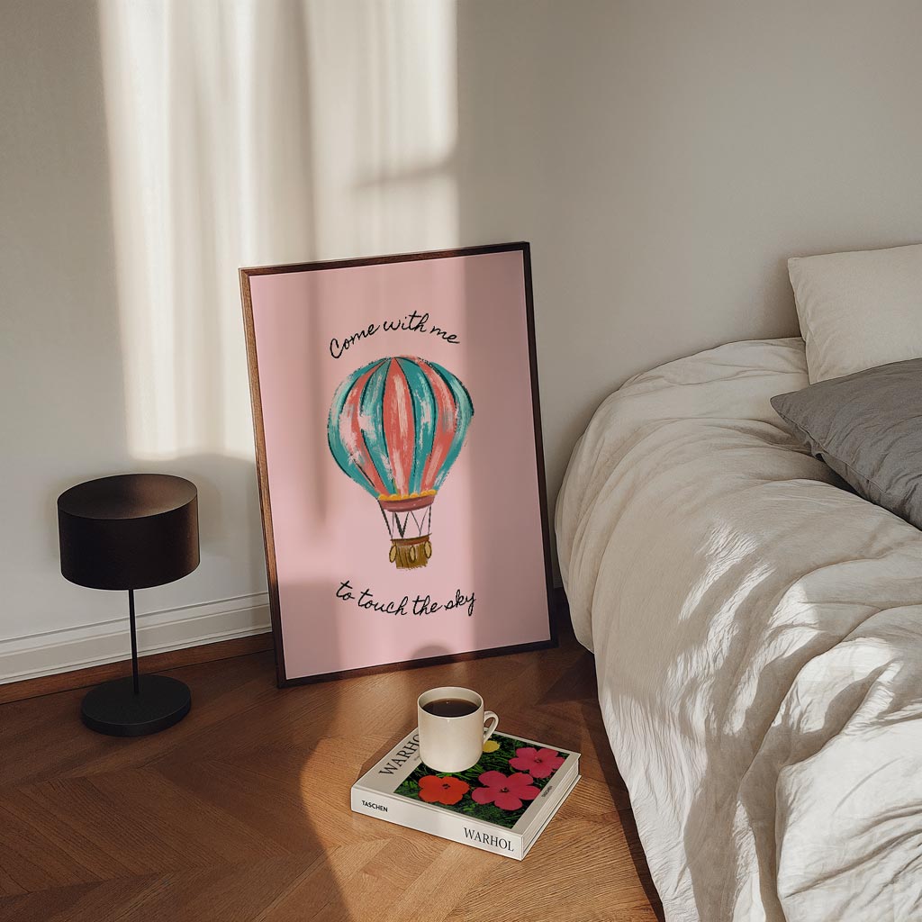 Dromerige Luchtballon Poster-WallArtistic