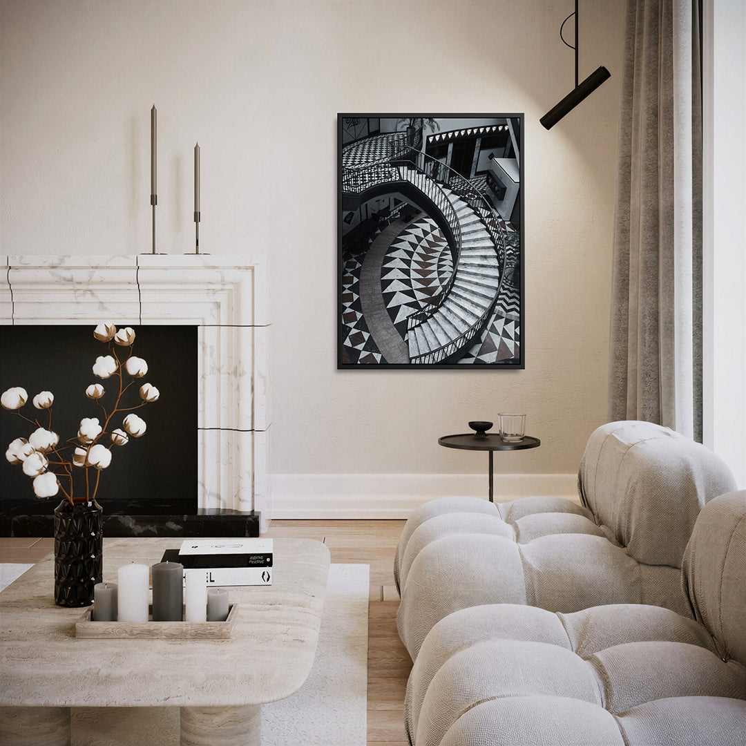 Geometrische trappen Kunstwerk