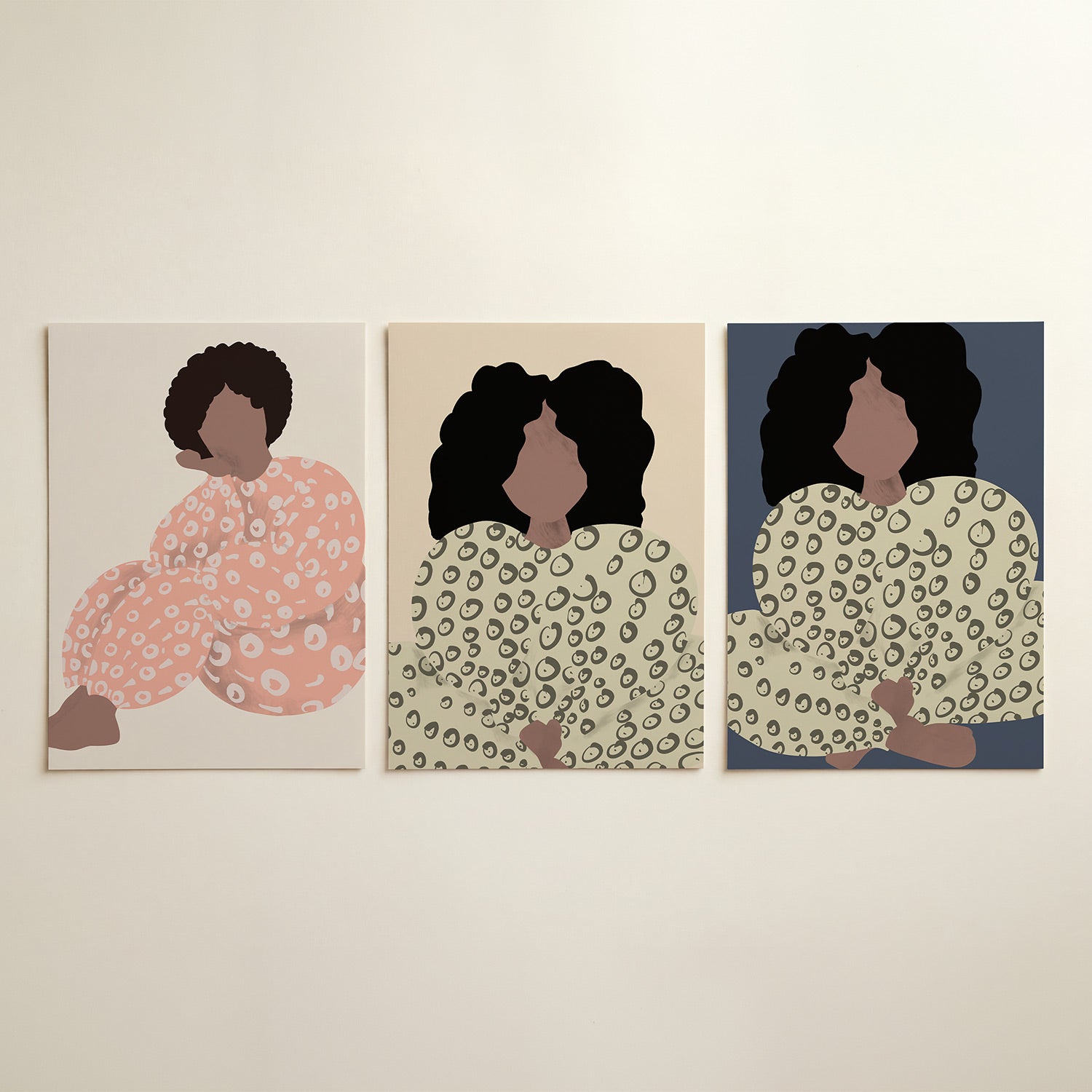 Vorm en kleurenspel Posterset