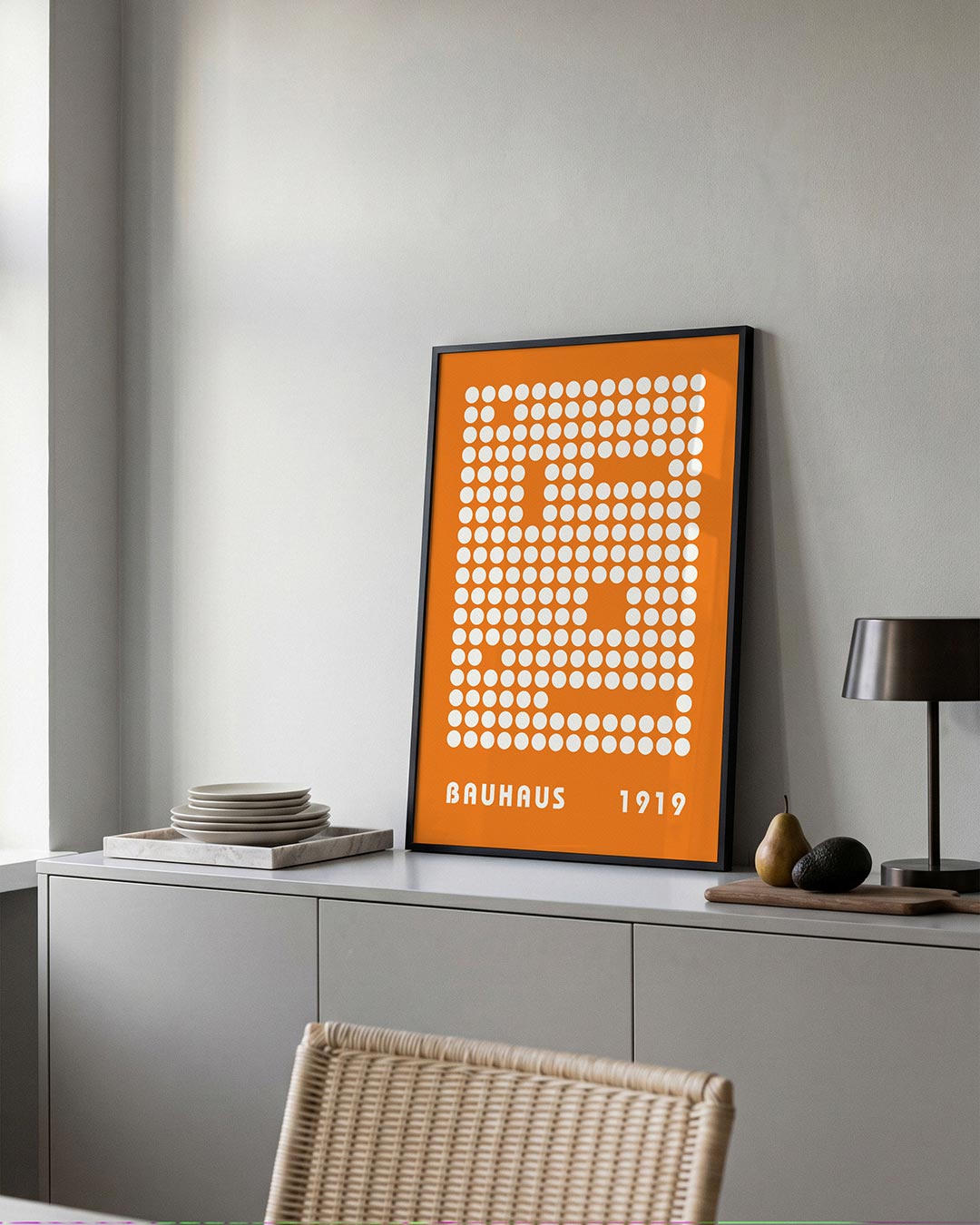 Cirkelpatroon en kleur Poster