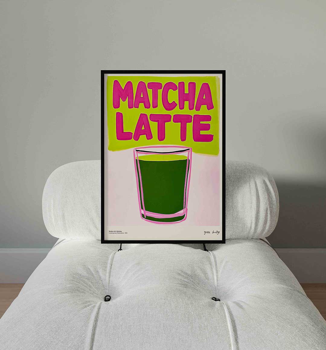 Matcha latte Poster