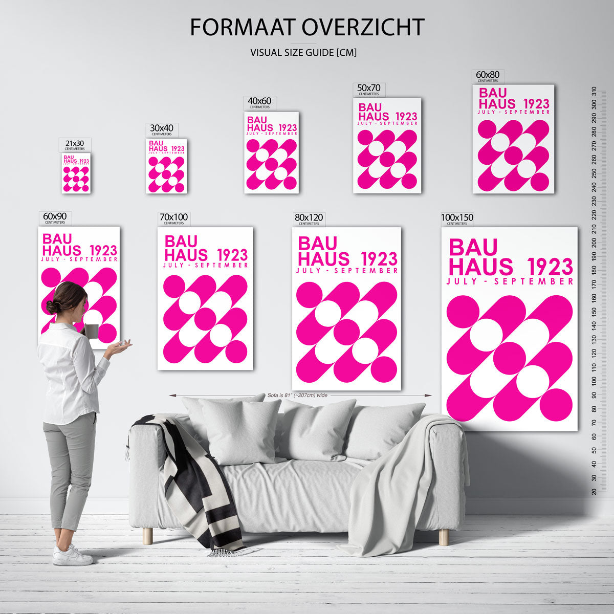 Vormen en vlakken Poster