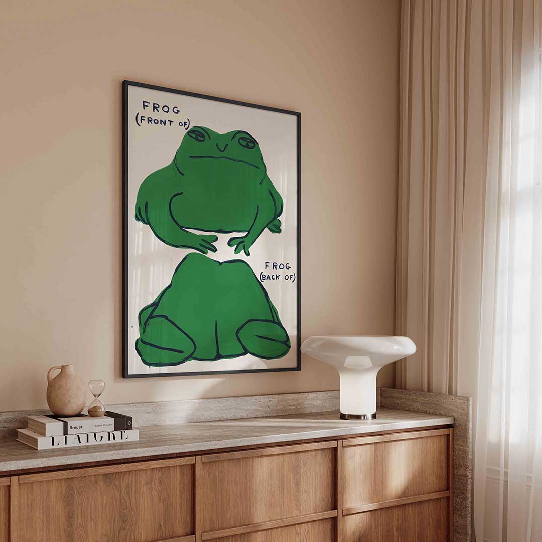 Groene kikker Poster