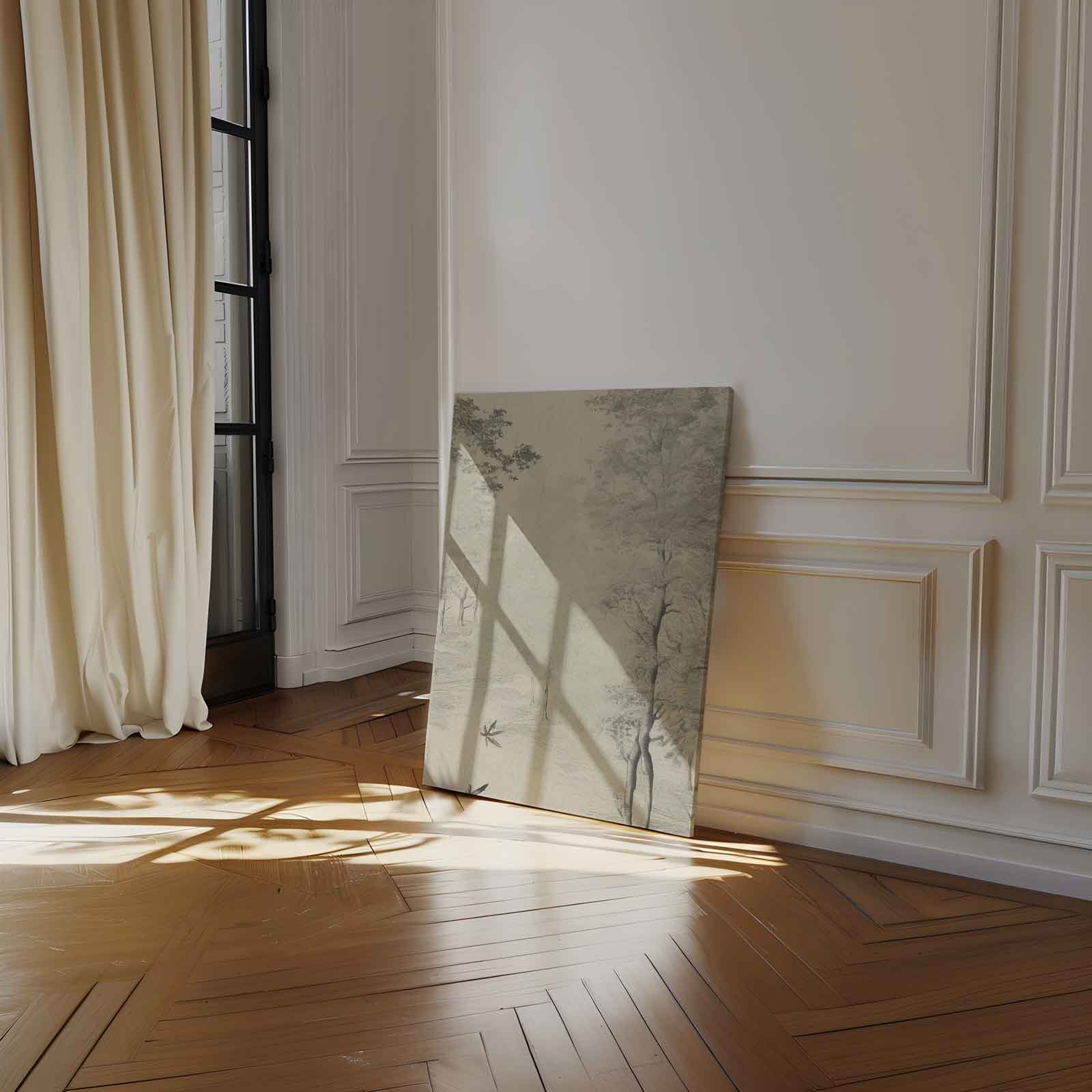 Mystieke Boswandeling Kunstwerk-canvas-dibond-plexiglas-wanddecoratie-WallArtistic