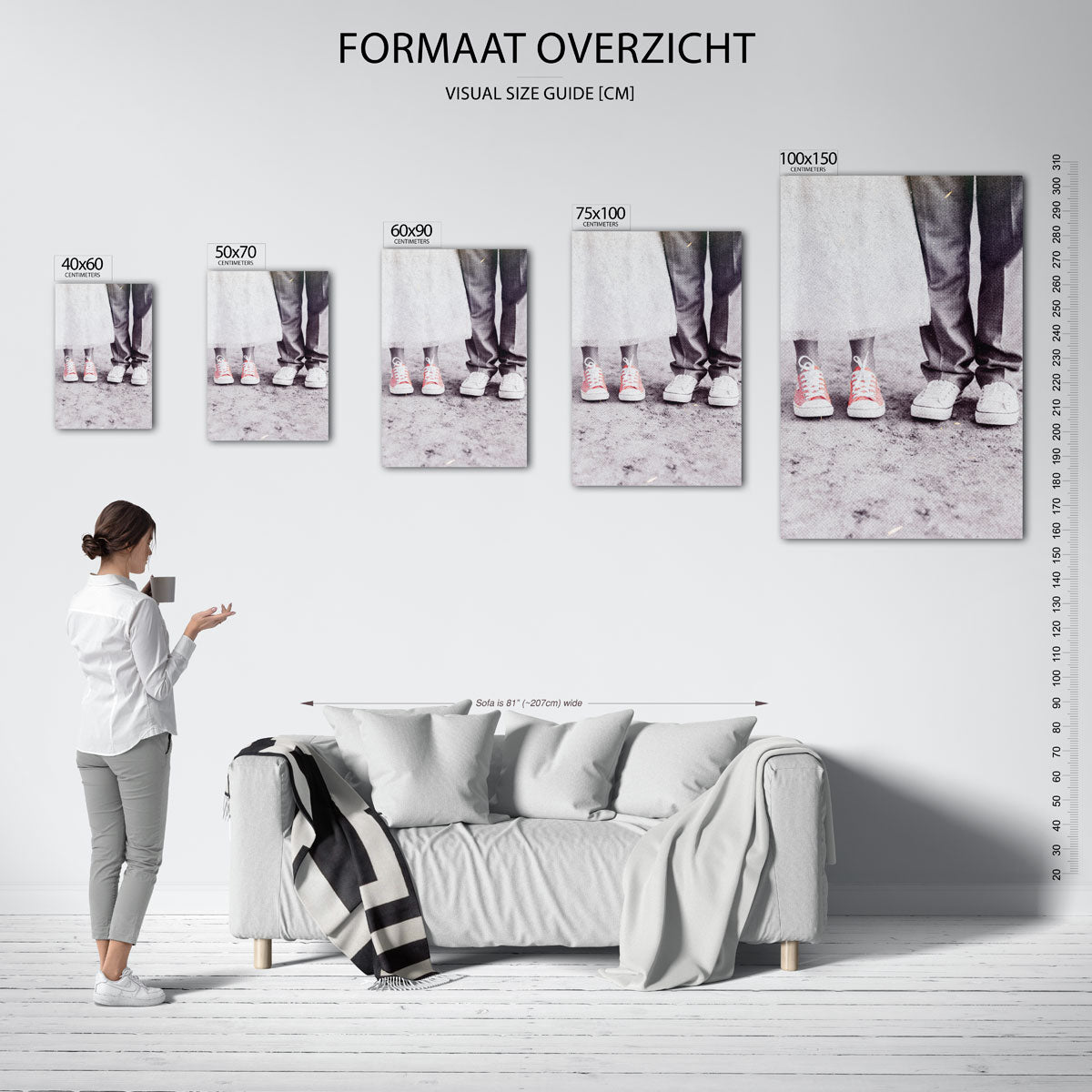 Speelse schoenen Kunstwerk