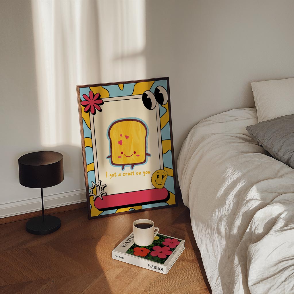 Schattige Toast Poster-WallArtistic