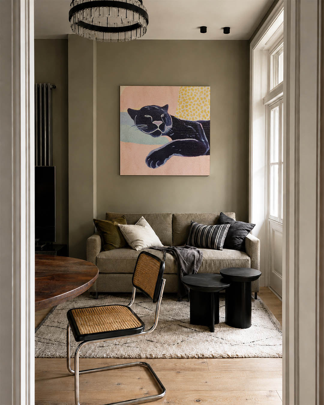 Dromerige panter Kunstwerk