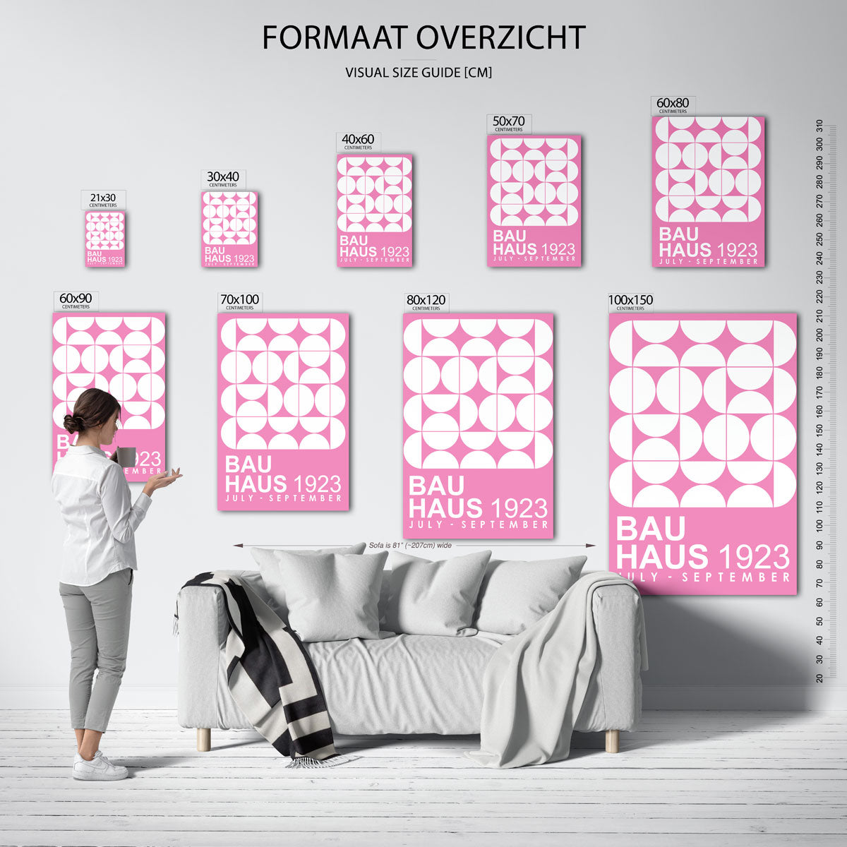Vormen en vlakken Poster