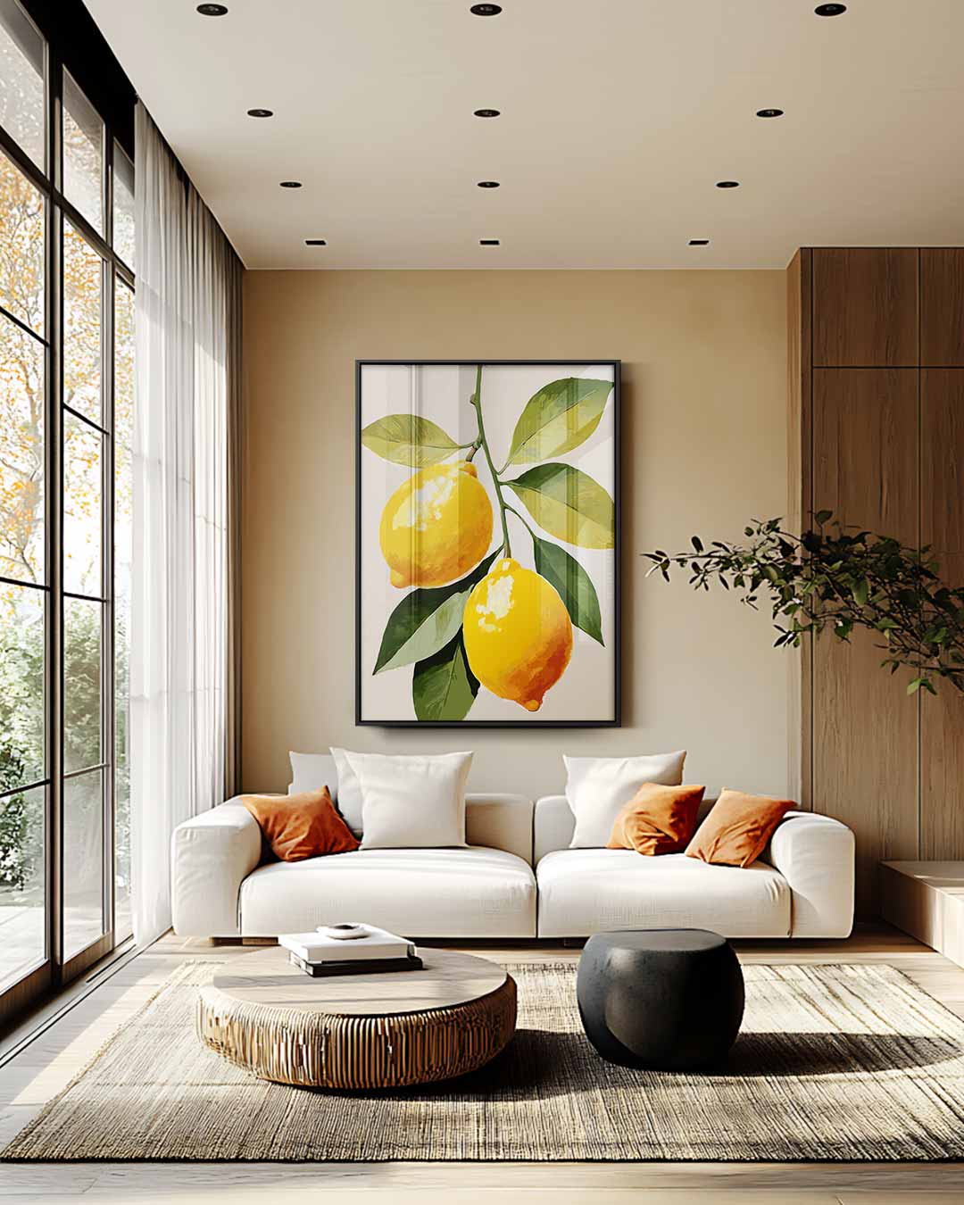 Citroen Droom Kunstwerk-canvas-dibond-plexiglas-wanddecoratie-WallArtistic
