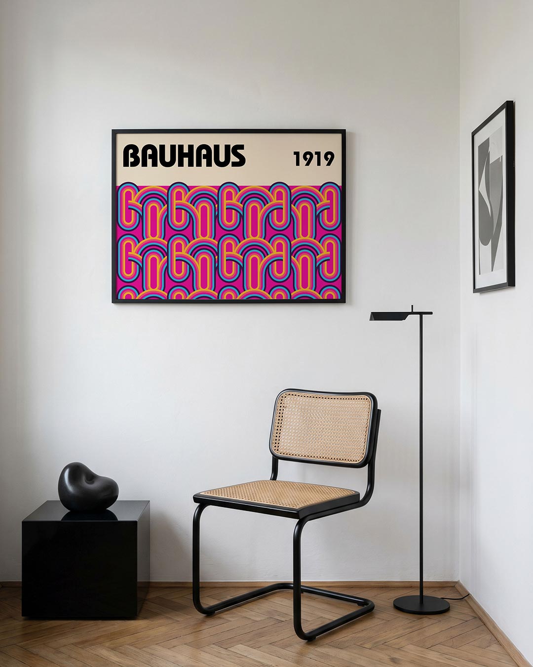 Kleurrijke vormritme Poster