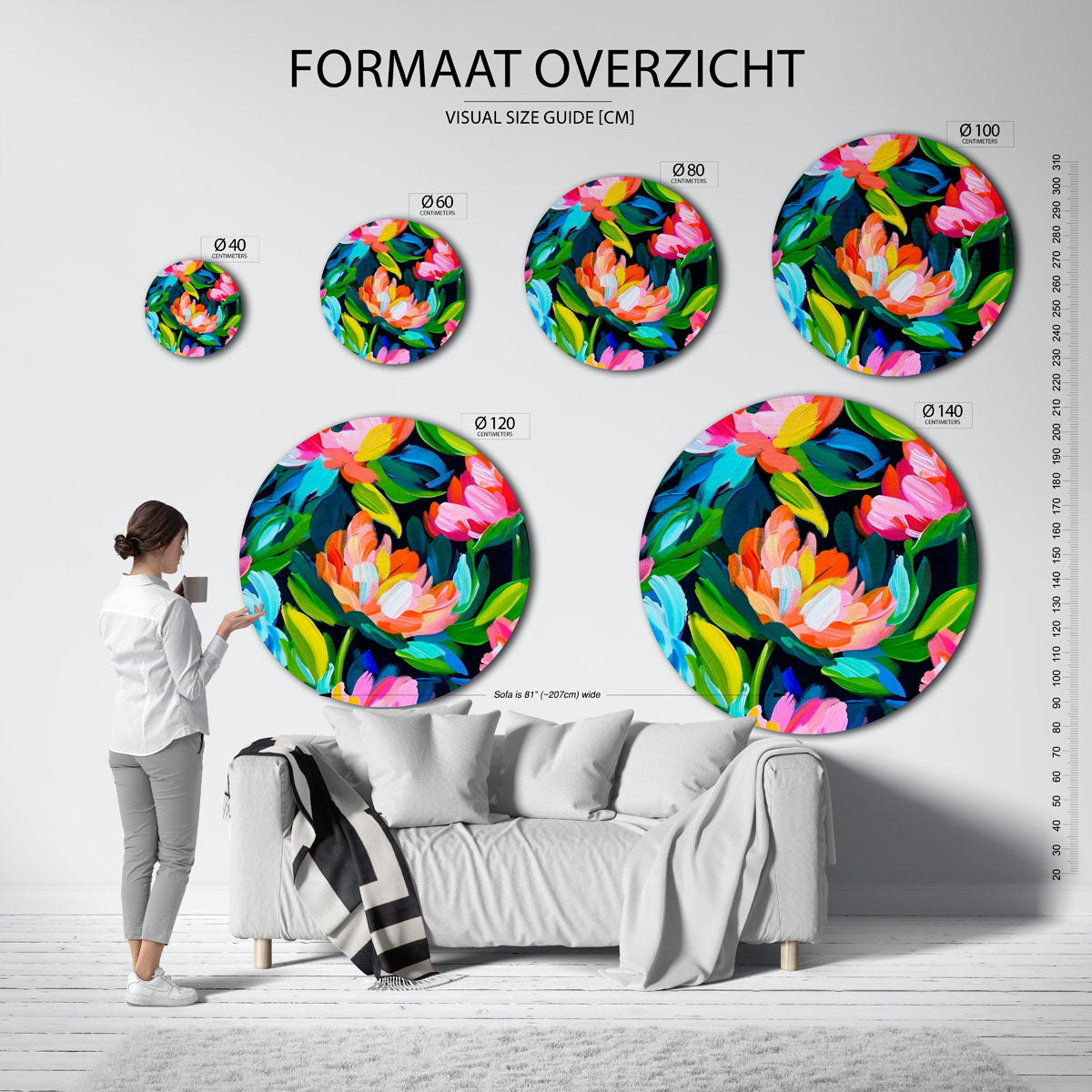 Bloemenpracht Muurcirkel