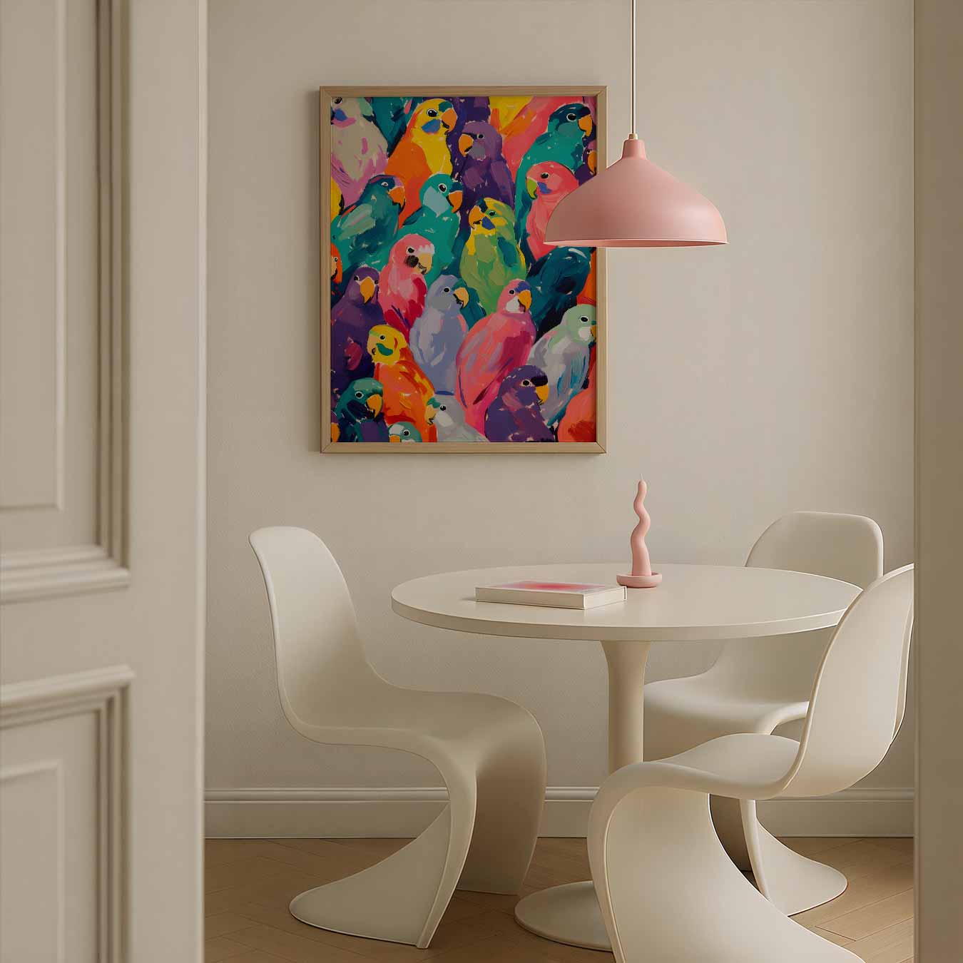 Kleurrijke Papegaaienpracht Poster-WallArtistic