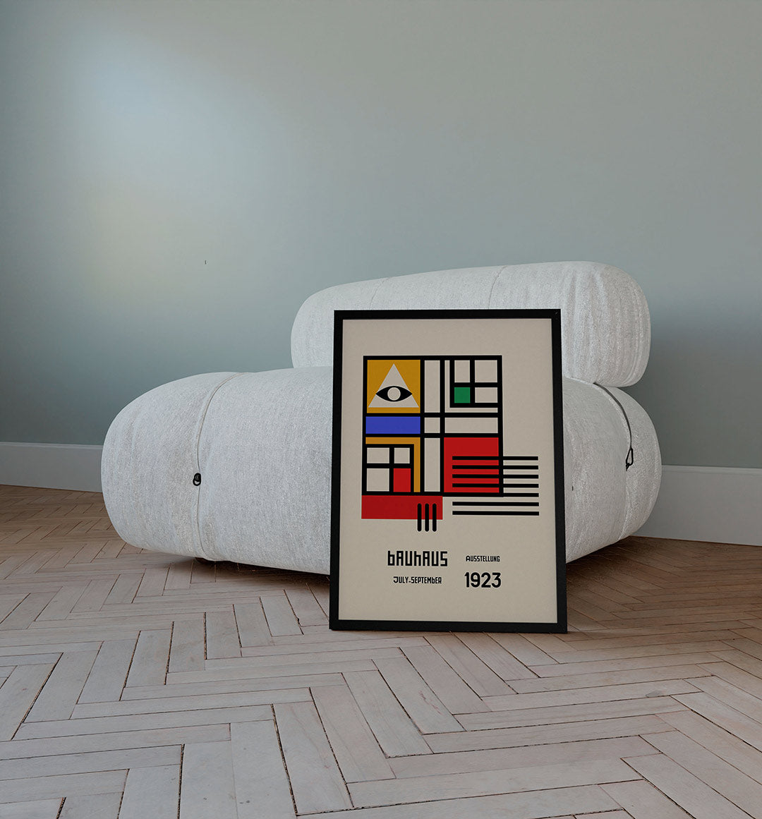 Vormen en vlakkenspel Poster