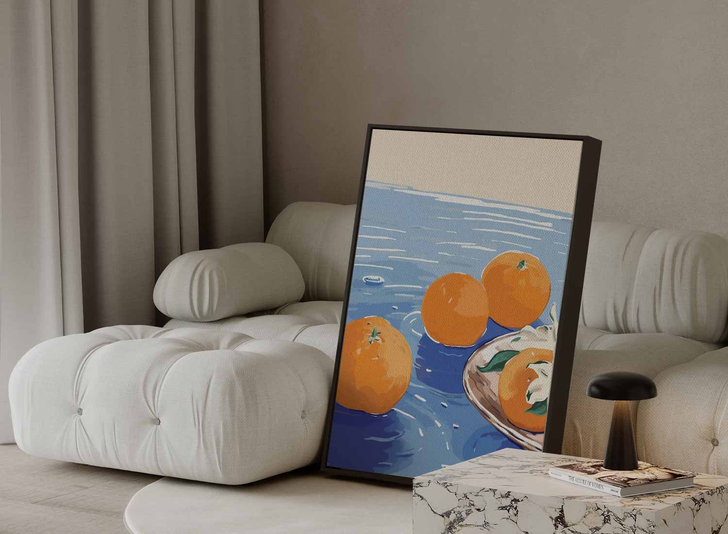 Citrus Serenade Kunstwerk-canvas-dibond-plexiglas-wanddecoratie-WallArtistic