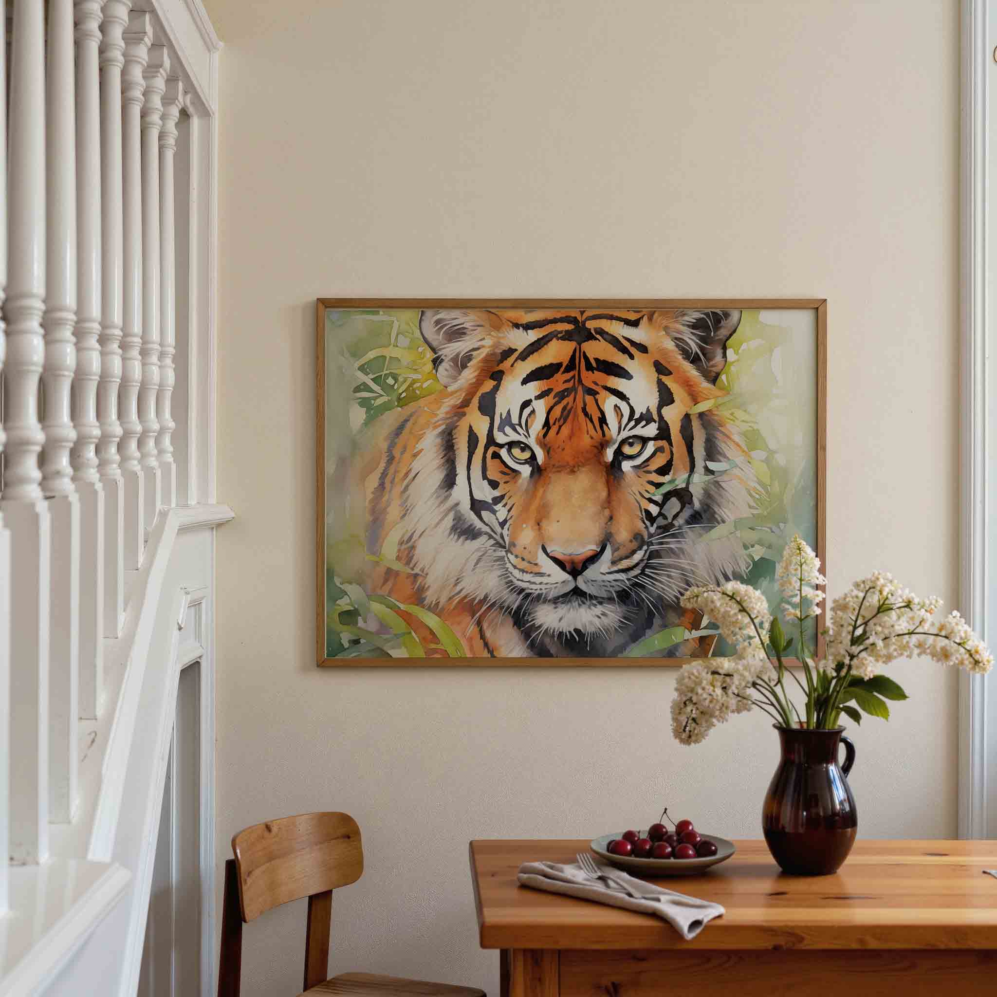 Tijger portret Poster
