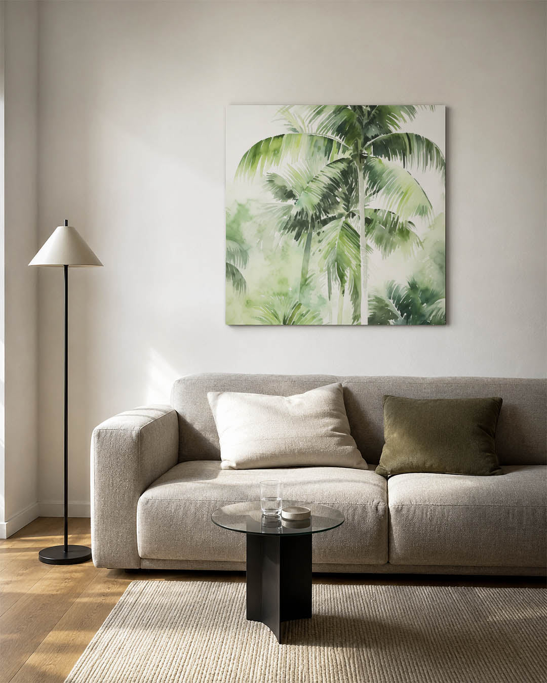 Tropische bladeren Kunstwerk
