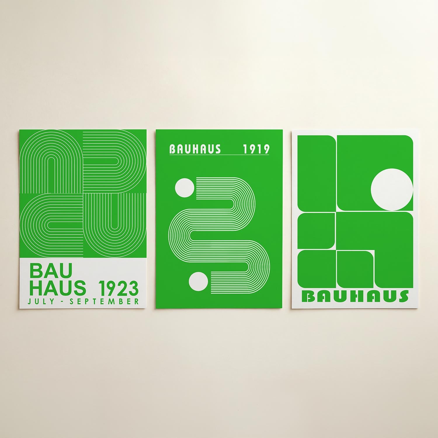 Lijnen en kleurvlakken Posterset