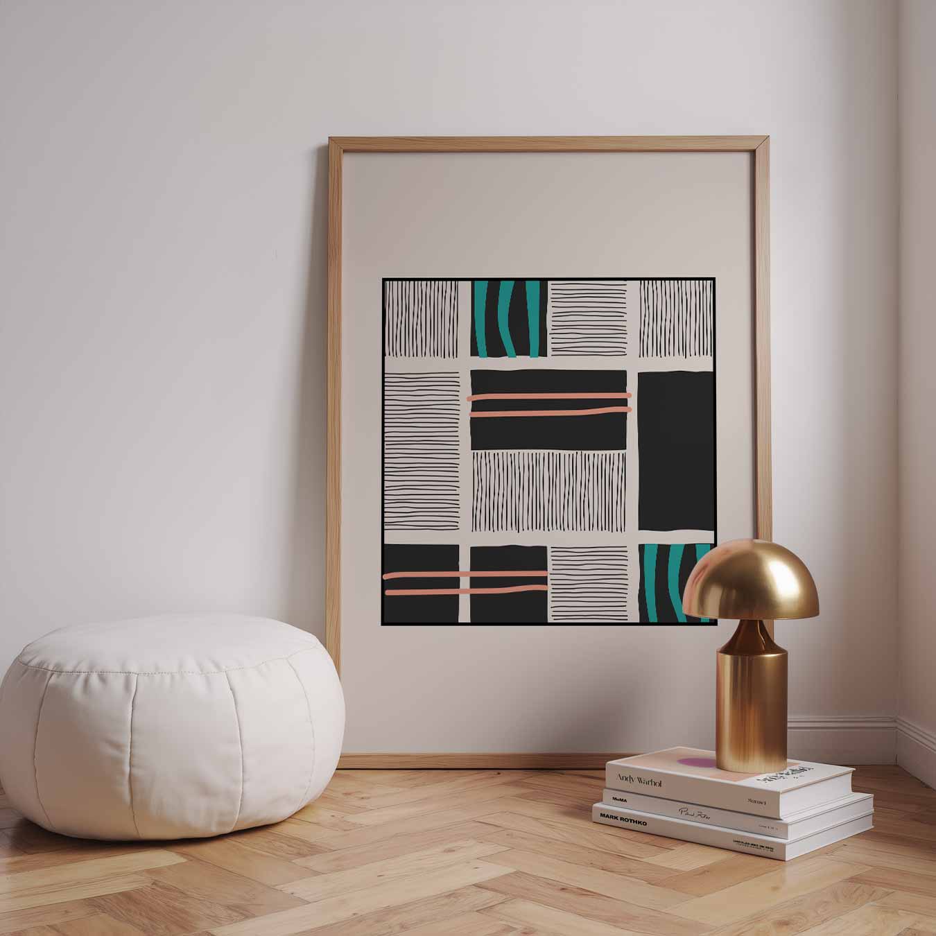 Moderne Geometrische Kunstposter-WallArtistic