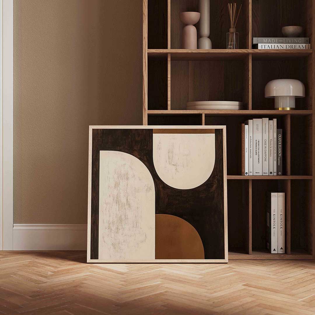Abstracte vormen Poster