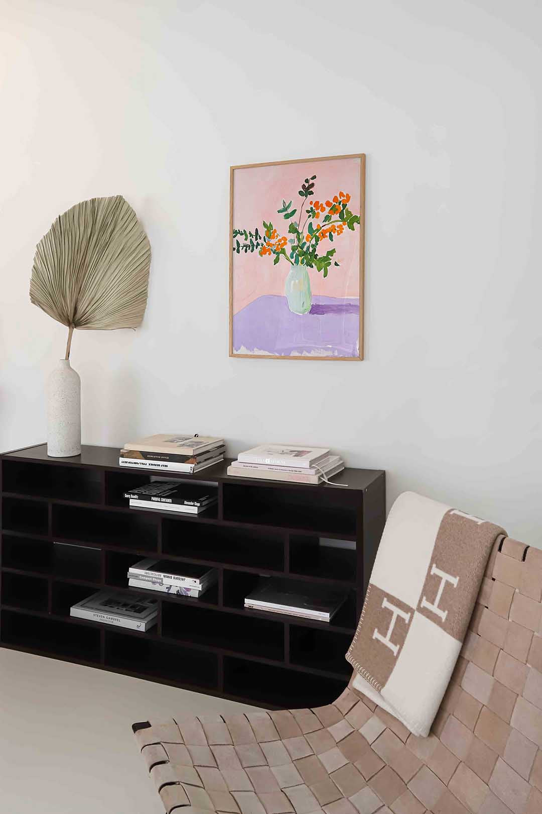 Bloemen in vaas Poster