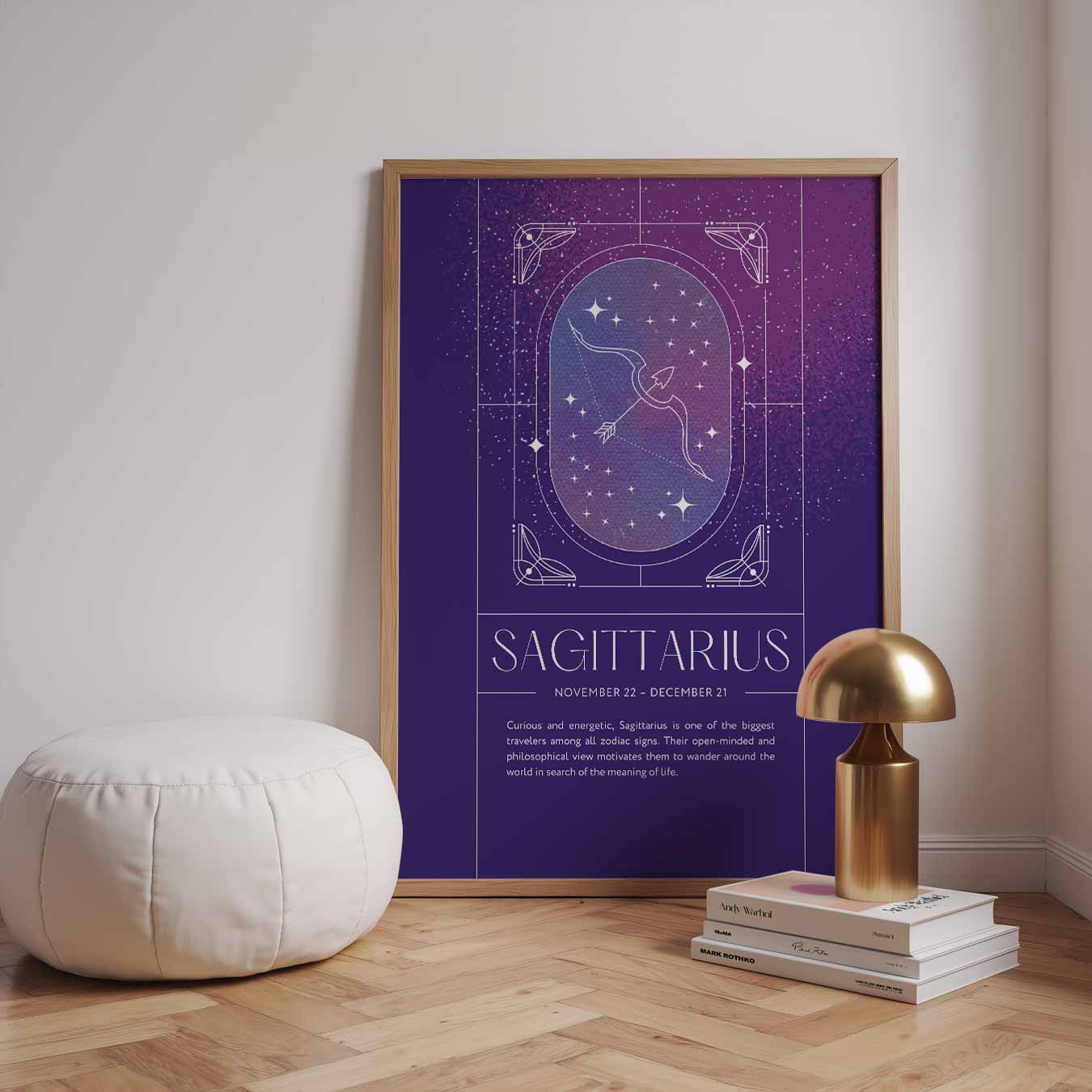 Sagittarius Zodiac Poster-WallArtistic
