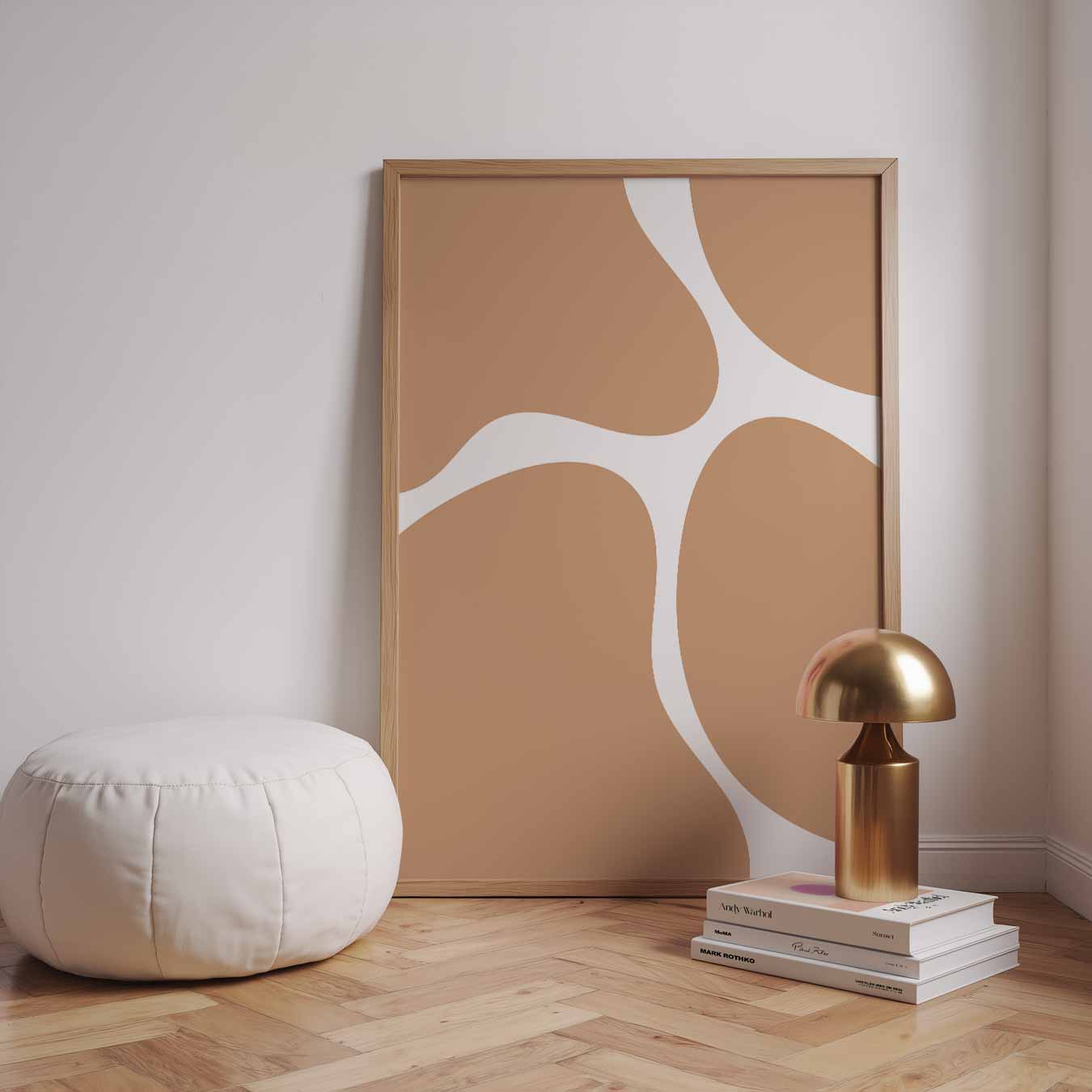 Trendy Abstracte Wandposter-WallArtistic