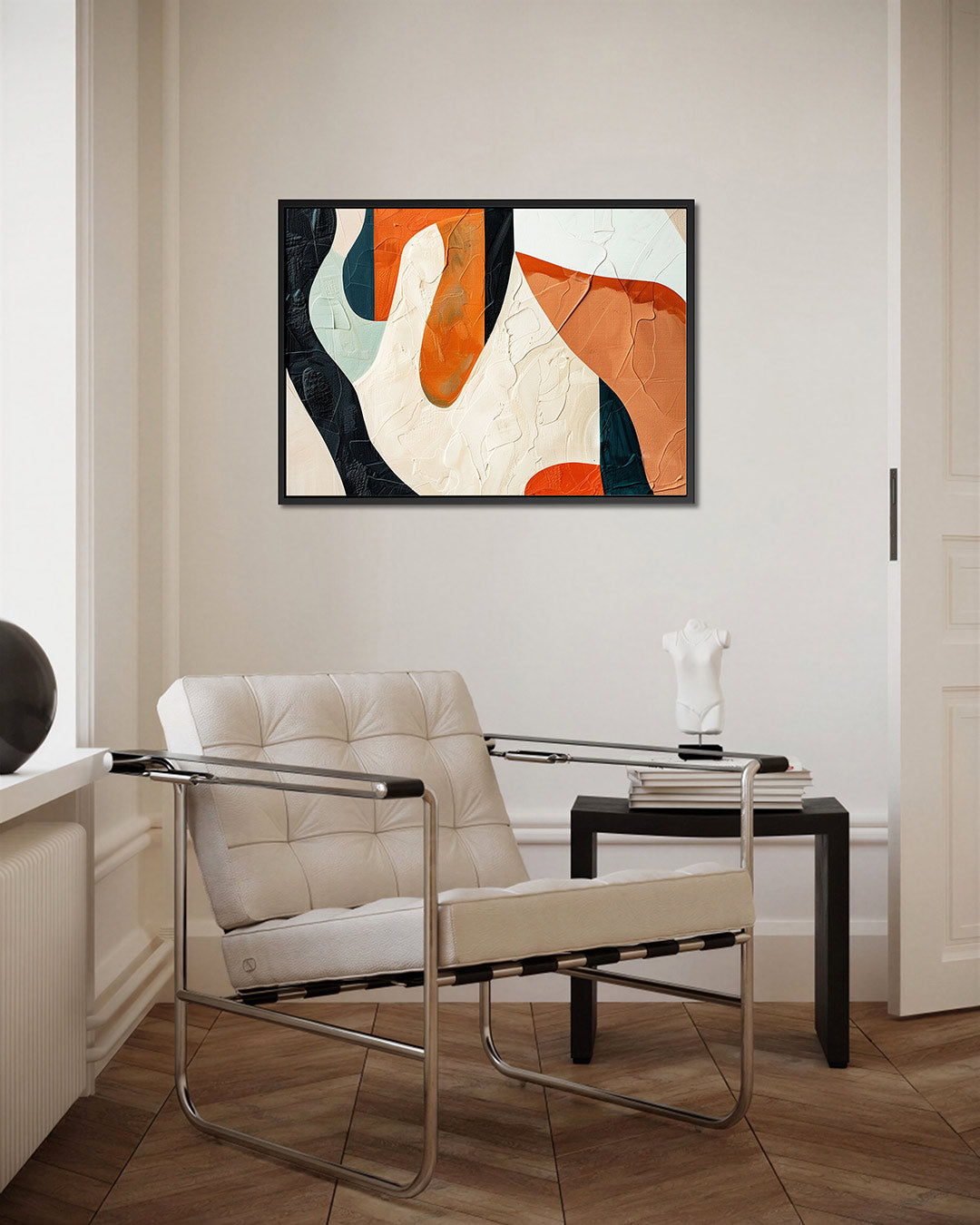 Organische vormen compositie Kunstwerk