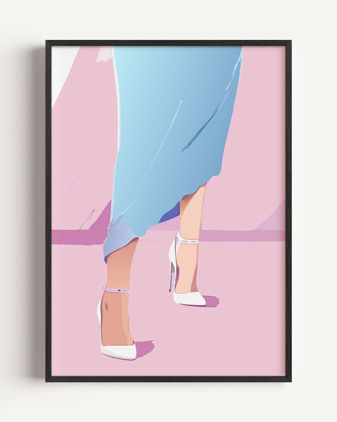 Elegante Stijvolle Schoenen Poster-WallArtistic