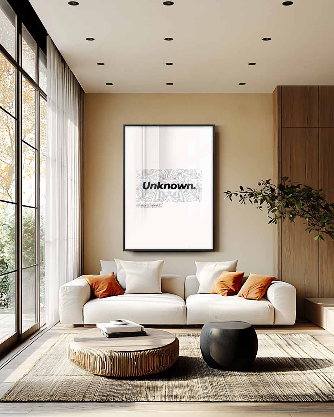 Onbekend Landschap Kunstwerk-canvas-dibond-plexiglas-wanddecoratie-WallArtistic