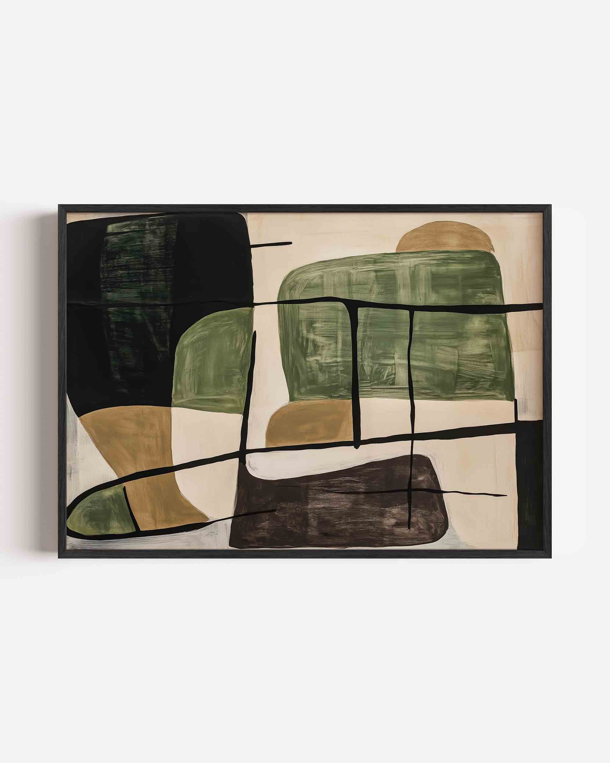 Abstracte vormen Poster