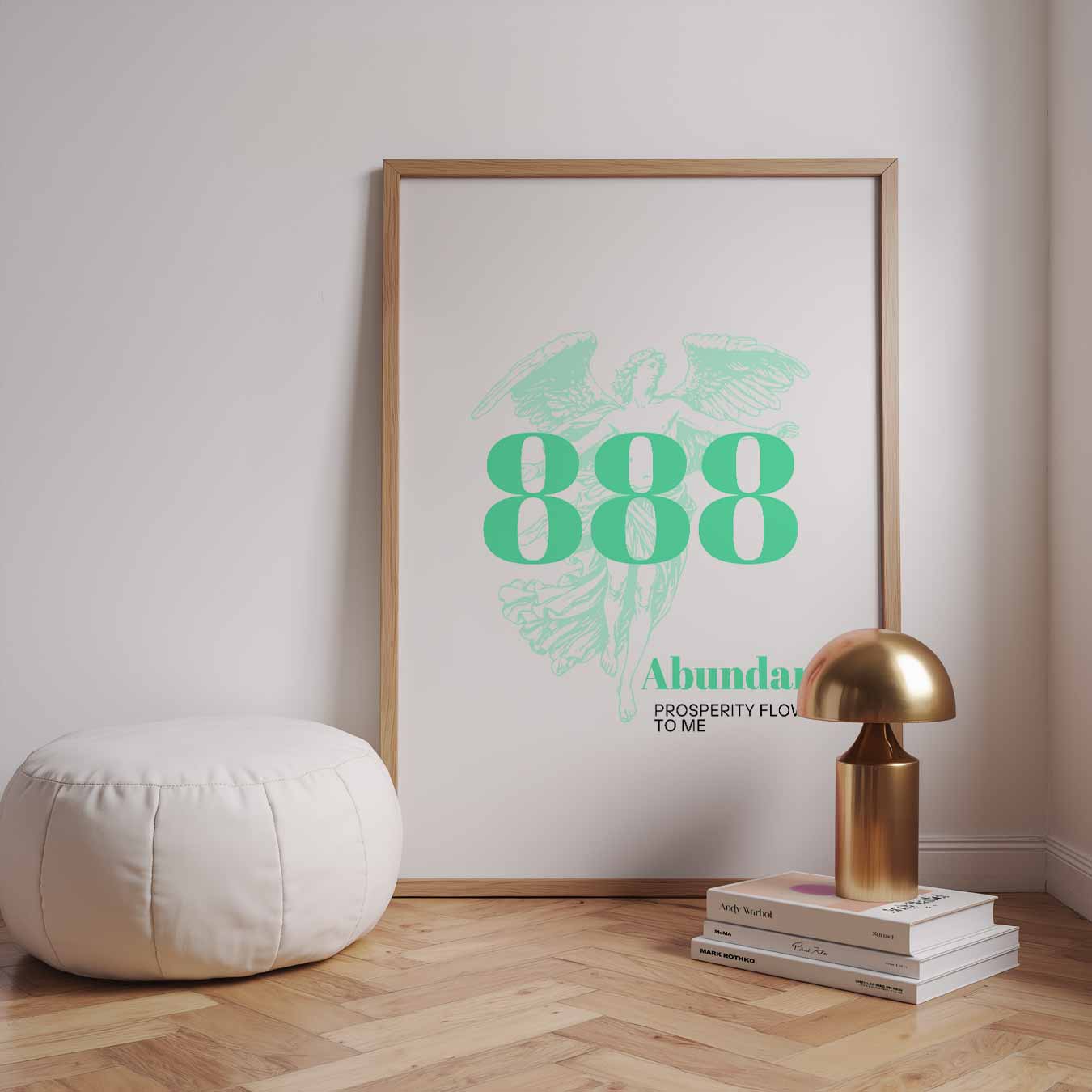 Inspirerende 888 Engel Poster-WallArtistic