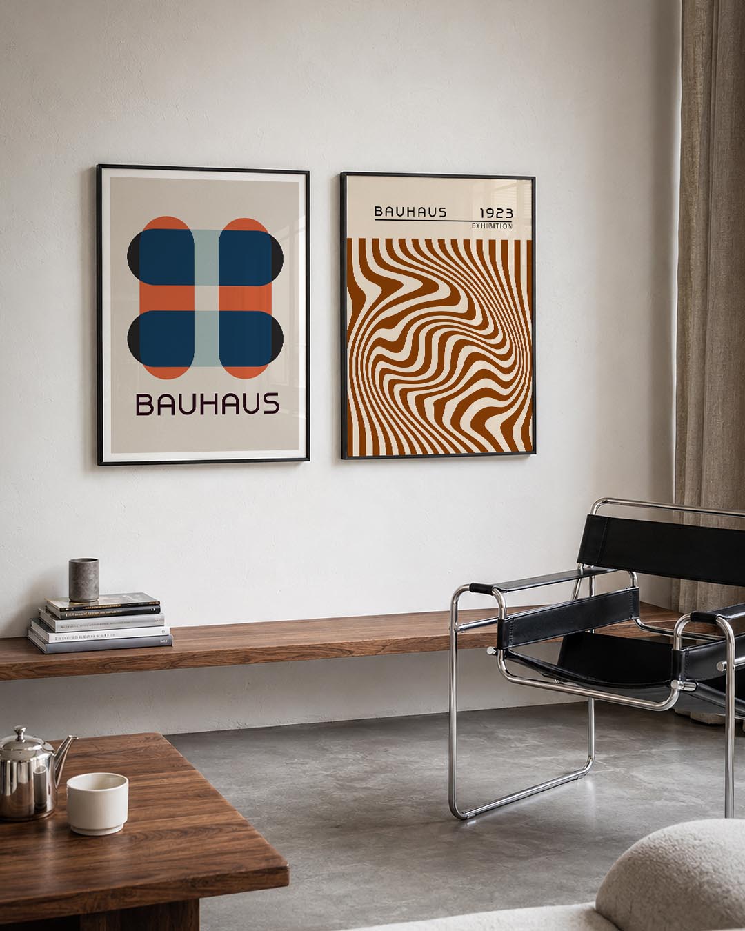 Vormenspel en kleur Posterset