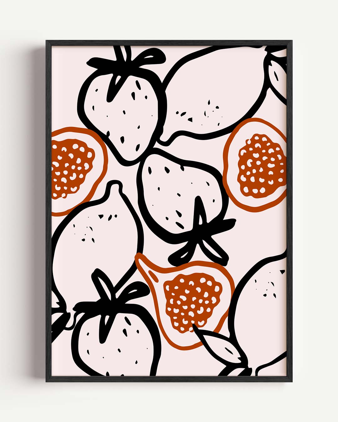 Fruitige Vibe Kunstposter-WallArtistic