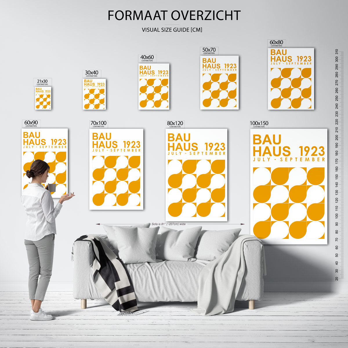 Vormen en vlakken Poster