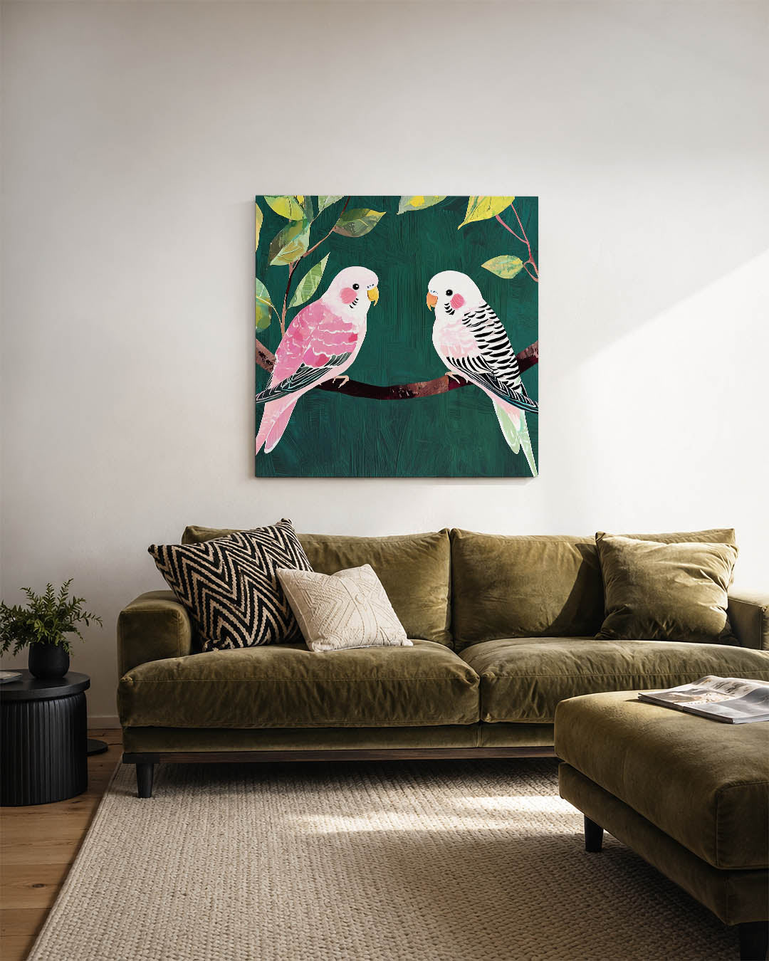 Vogels op tak Kunstwerk