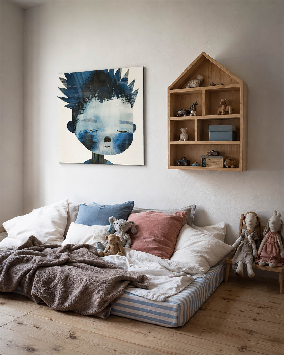 Dromerig portret Kunstwerk