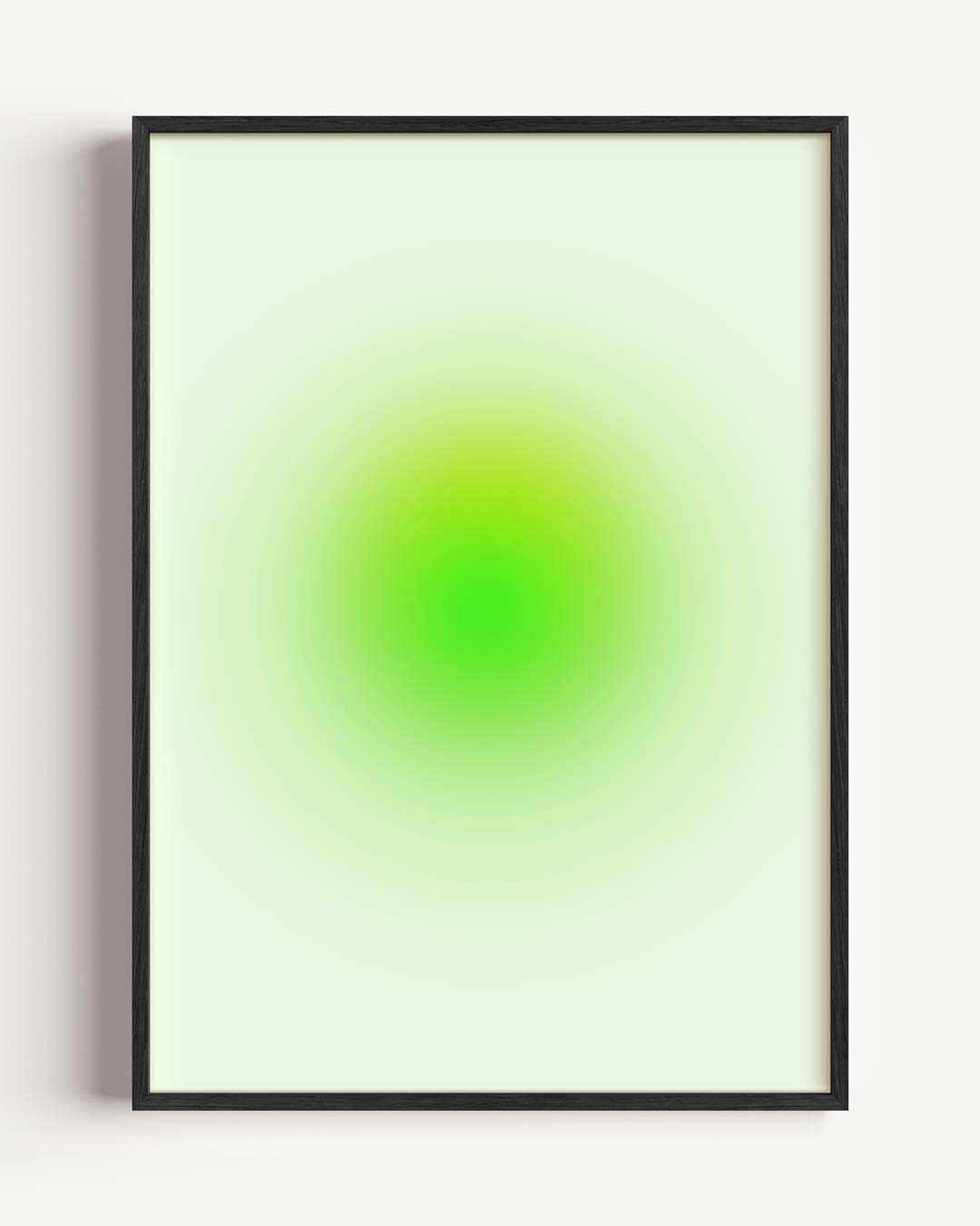 Groene Zen Cirkel Poster-WallArtistic