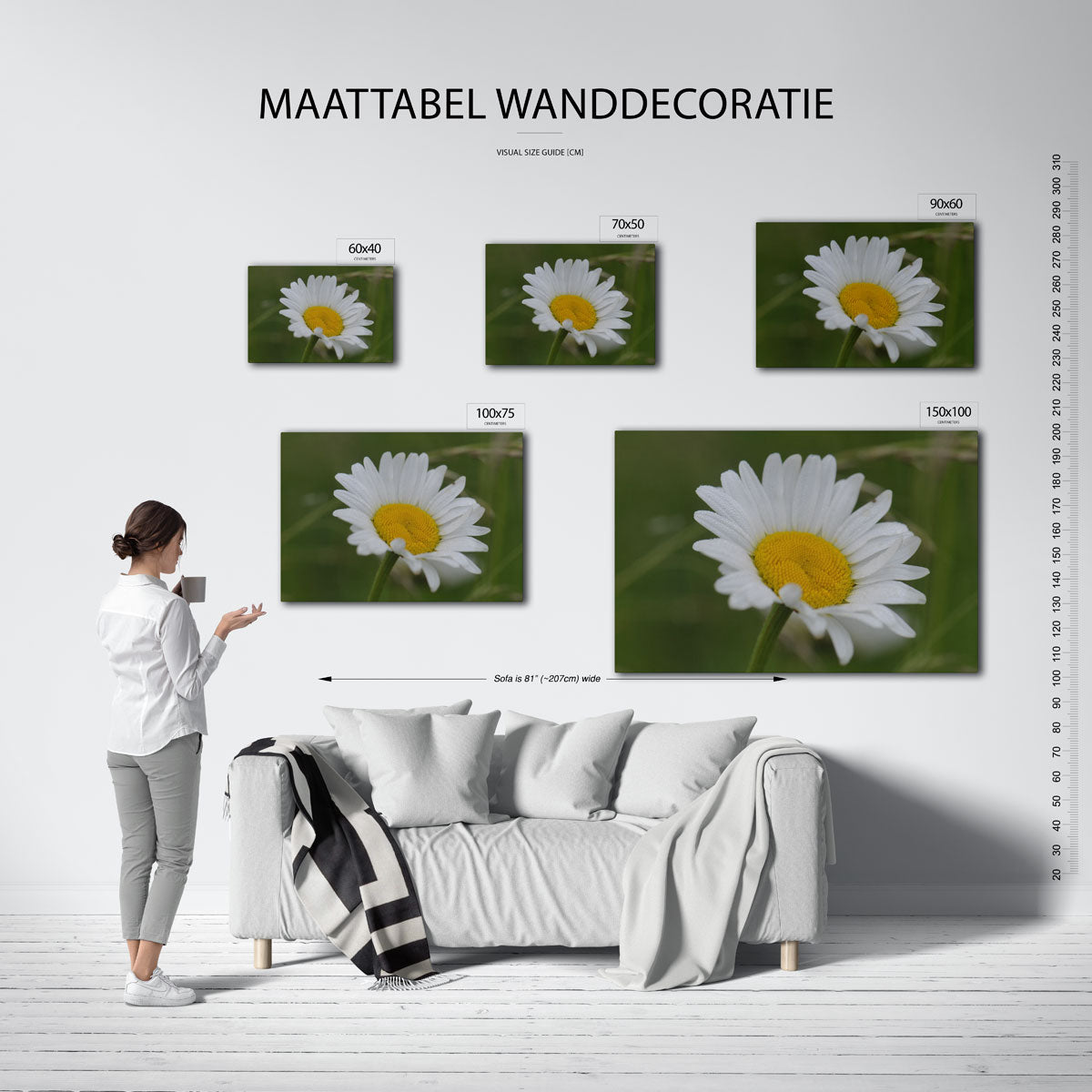 Bloem in natuur Kunstwerk