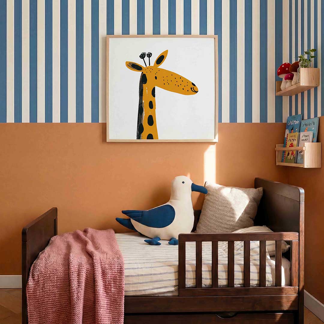 Giraffe illustratie Poster