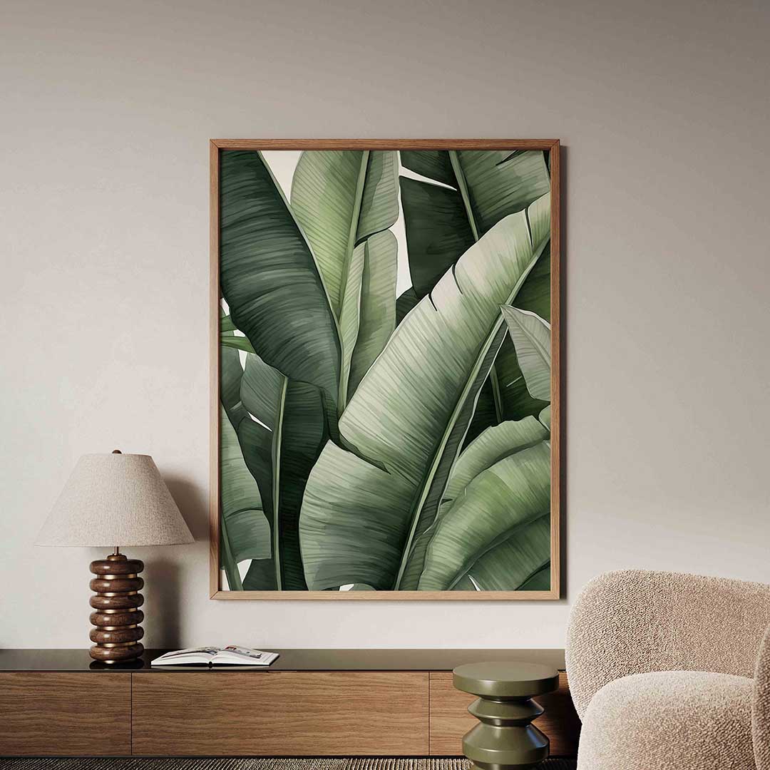 Banana bladeren Poster