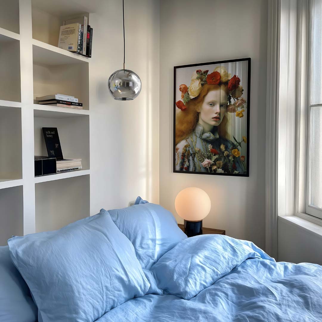 Bloemenpracht Portret Poster-WallArtistic