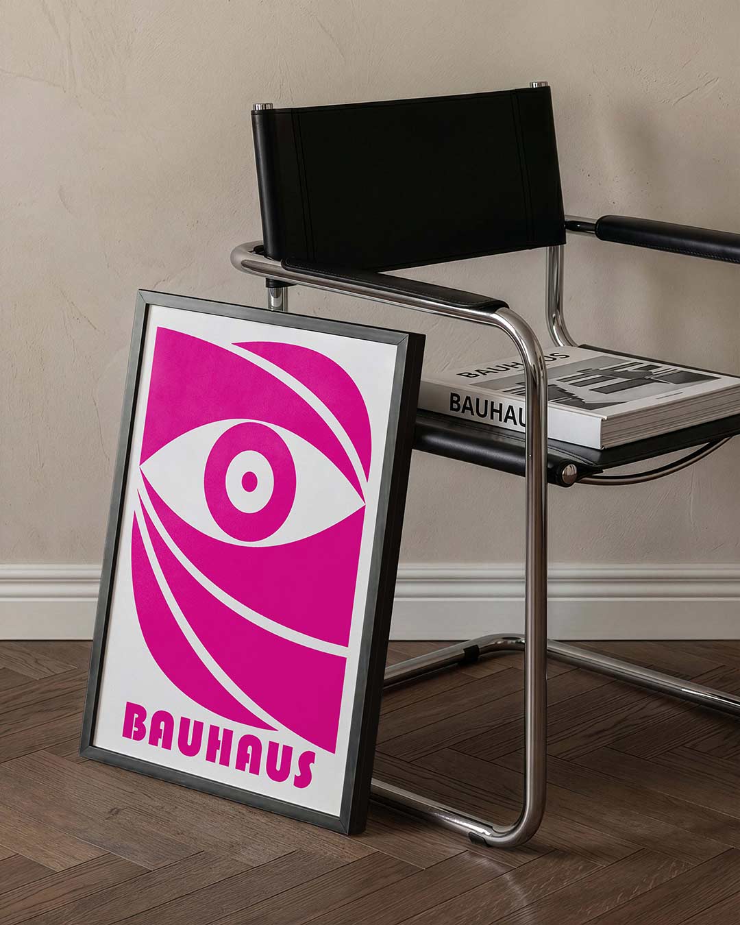 Oogvorm en lijnen Poster