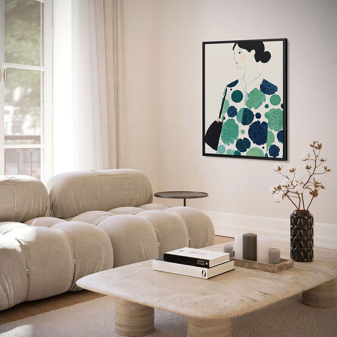 Silhouet met patronen Kunstwerk