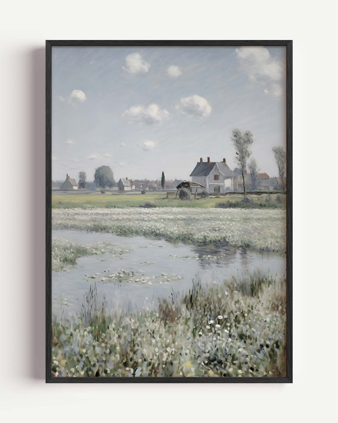 Rustieke Plattelandstafereel Poster-WallArtistic