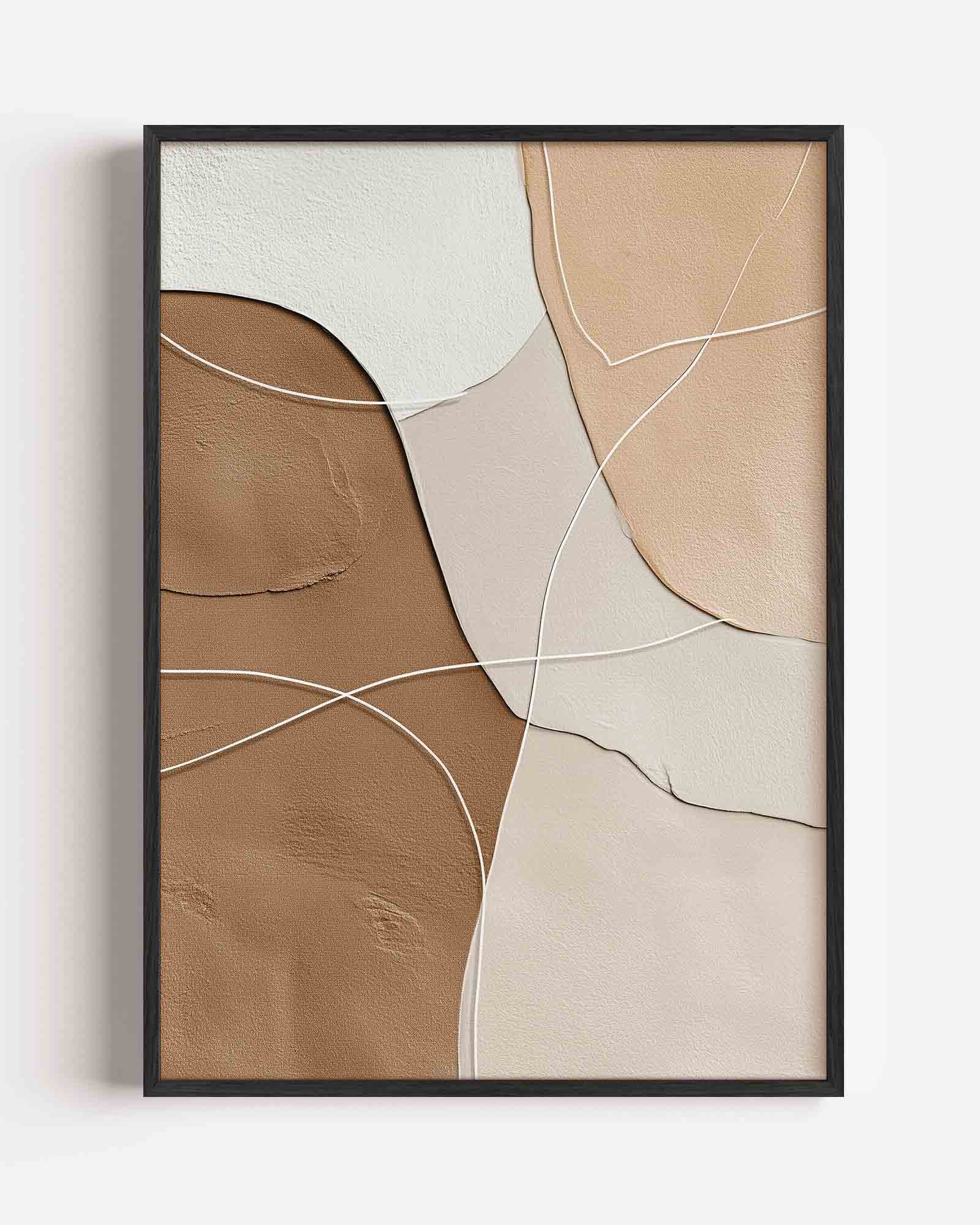 Abstracte vormen Poster