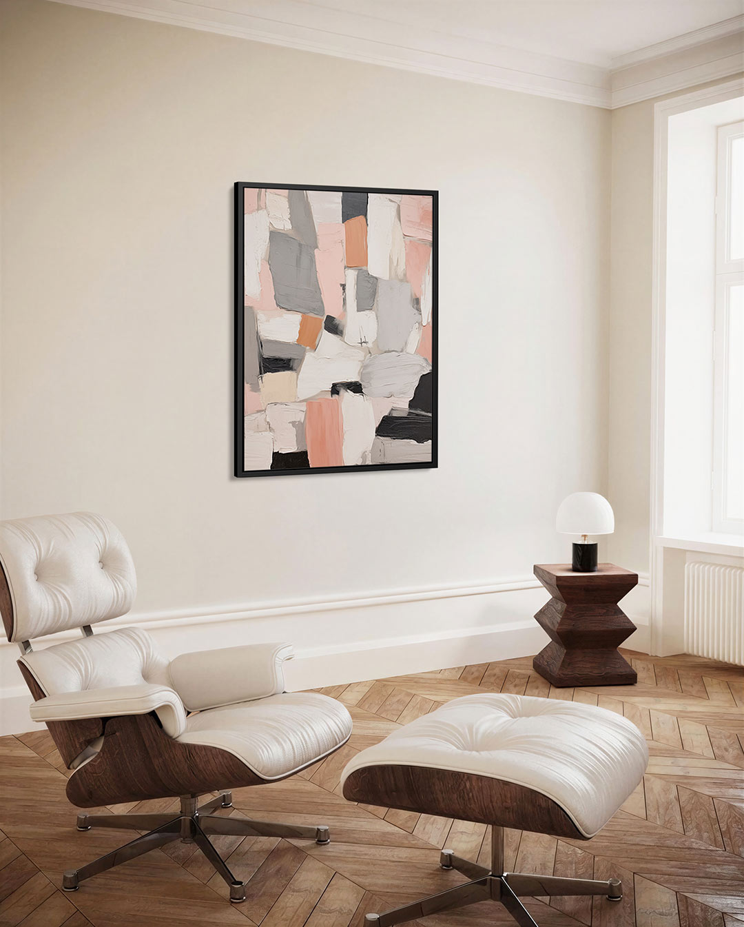 Kleurrijke vlakken Kunstwerk