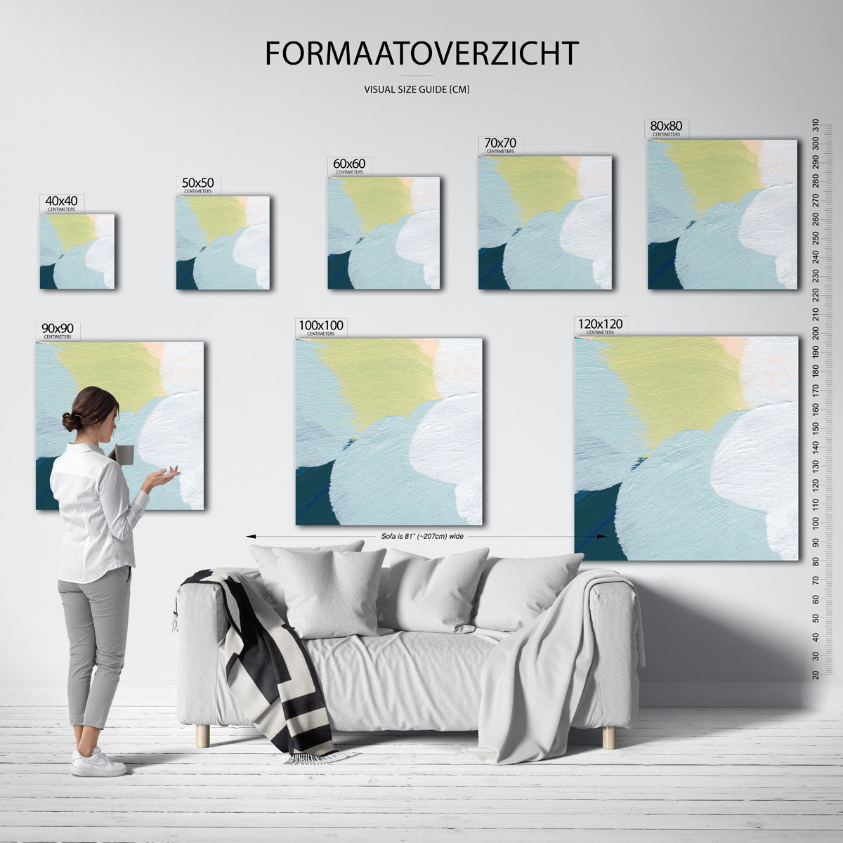 Abstracte vormen Poster