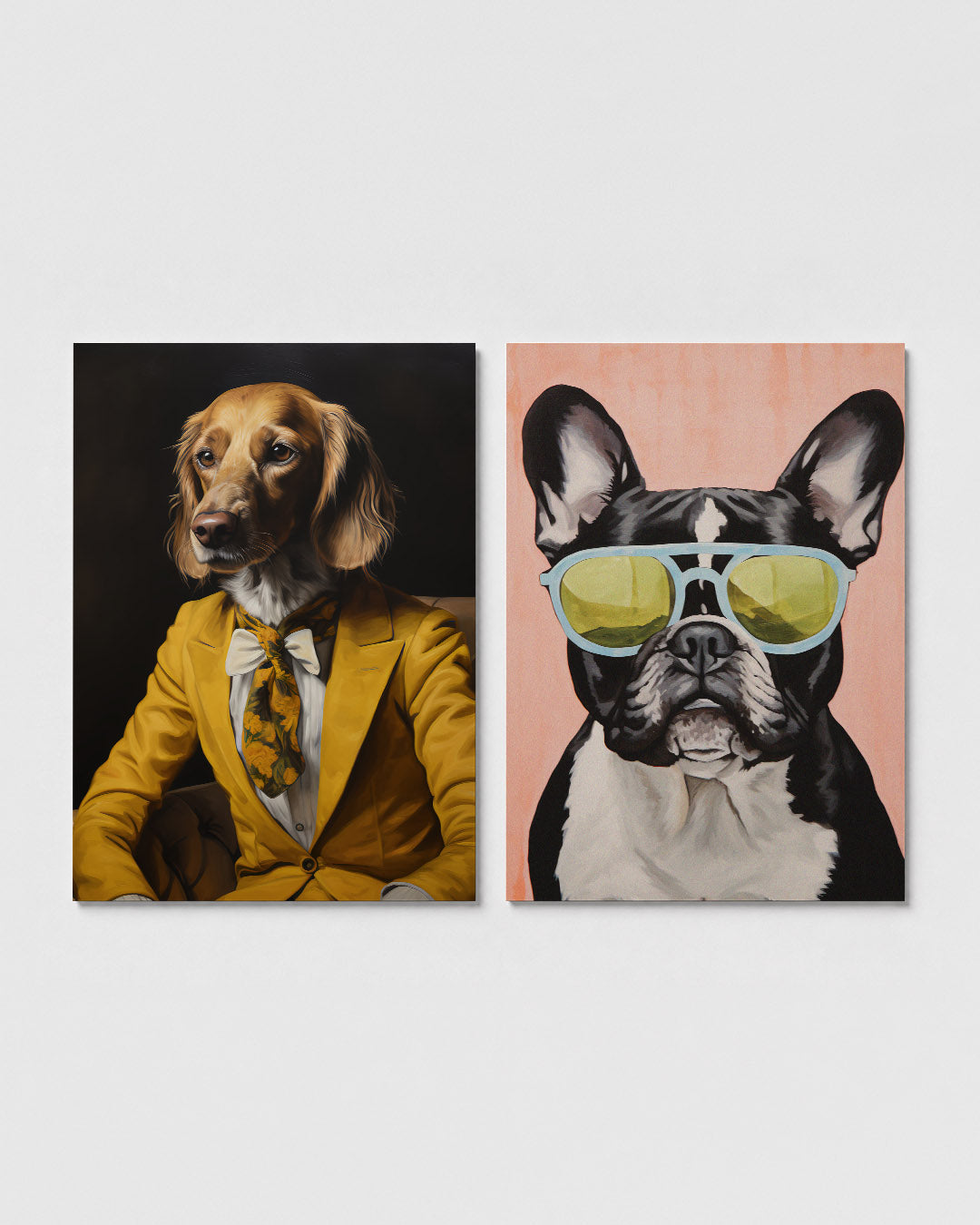 Elegante hondenportret Posterset